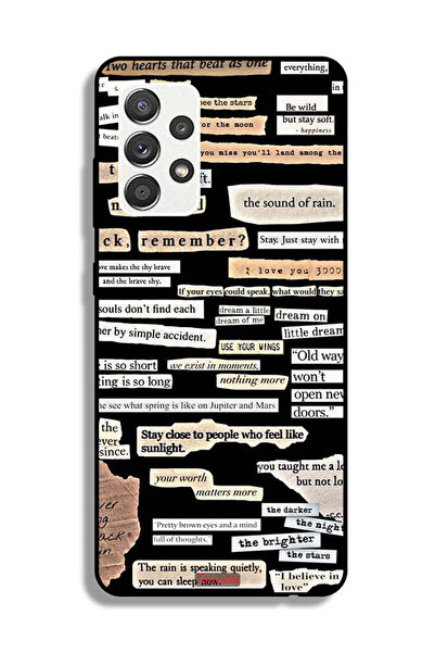 Tolwak Samsung Galaxy M32 5G Protective Case Cover Quotes Stickers