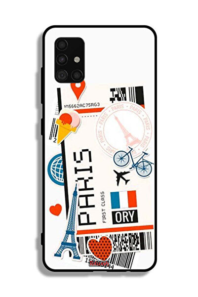 Tolwak غطاء حماية لهاتف سامسونج جالاكسي A51 4G، ملصق باريس