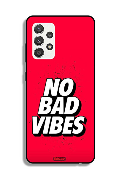 Tolwak Samsung Galaxy M32 5G Protective Case Cover No Bad Vibes