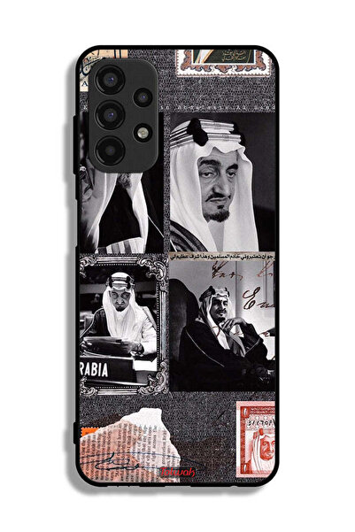 Tolwak Samsung Galaxy A13 4G Protective Case Cover King Faisal Vintage Poster
