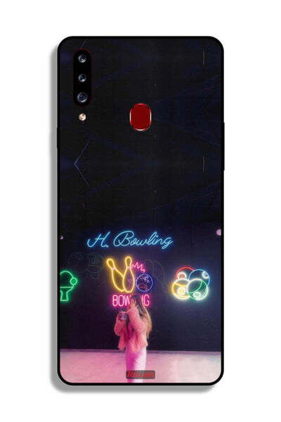 Tolwak Samsung Galaxy A20s Protective Case Cover Bowling Lover