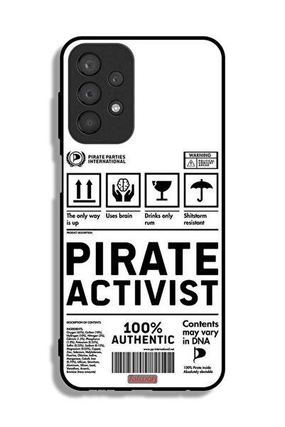 Tolwak Samsung Galaxy A23 Protective Case Cover Private Activist Sticker