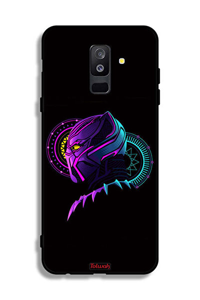 Tolwak غطاء حماية لهاتف Samsung Galaxy A6 Plus (2018) - عمل فني رقمي بسيط عال...