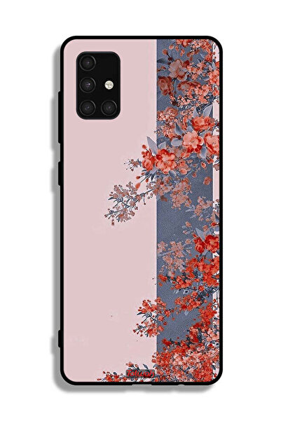 Tolwak غطاء حماية لهاتف سامسونج جالاكسي A71 4G برسومات أوراق الشجر والزهور