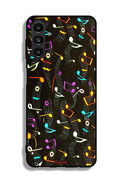 Tolwak Samsung Galaxy A13 5G Protective Case Cover Music Fabric Pattern