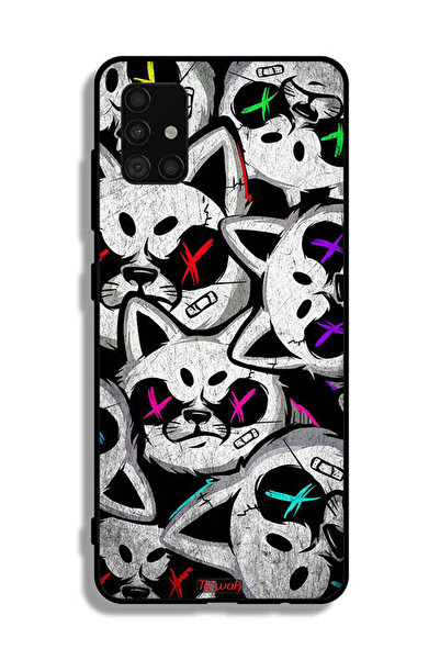 Tolwak غطاء حماية لهاتف سامسونج جالاكسي A51 4G بنقشة قطط مارشميلو