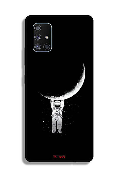 Tolwak Samsung Galaxy A71 5G Protective Case Cover Hanging From Moon