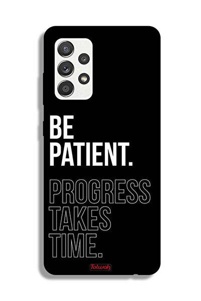 Tolwak غطاء حماية لهاتف Samsung Galaxy M32 5G كن صبورًا فالتقدم يستغرق وقتًا