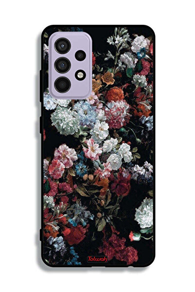 Tolwak غطاء حماية لهاتف سامسونج جالكسي A52 بنقشة ورود عتيقة