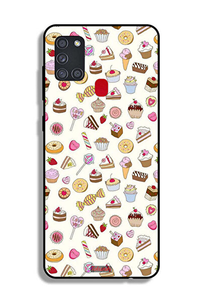 Tolwak غطاء حماية لهاتف Samsung Galaxy A21s بنمط العناصر المفضلة