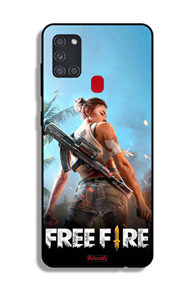 Tolwak غطاء حماية لهاتف Samsung Galaxy A21s من Free Fire