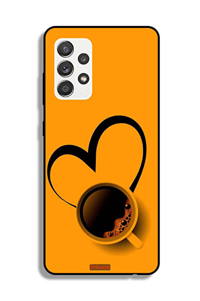 Tolwak Samsung Galaxy M32 5G Protective Case Cover Coffee Cup Art