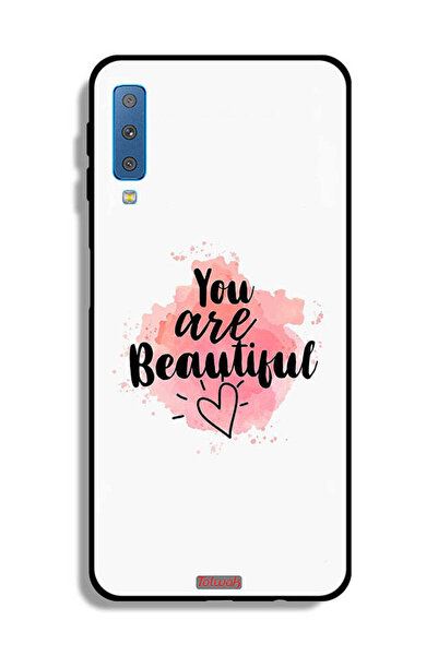 Tolwak غطاء حماية لهاتف Samsung Galaxy A7 (2018) You Are Beautiful