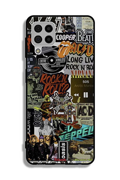 Tolwak غطاء حماية لهاتف سامسونج جالاكسي A22 4G، تحيا موسيقى الروك آند رول