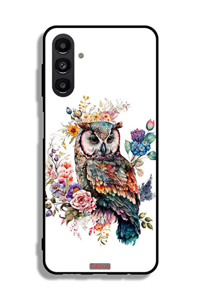 Tolwak غطاء حماية لهاتف سامسونج جالاكسي A13 5G بتصميم بومة فنية تجريدية