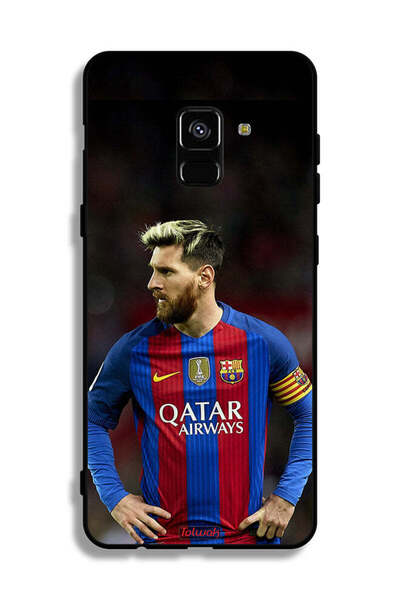 Tolwak غطاء حماية لهاتف سامسونج جالاكسي A8 بلس (2018) ميسي برشلونة