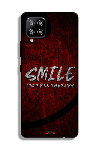 Tolwak Samsung Galaxy M42 5G Protective Case Cover Smile Its Free Therapy