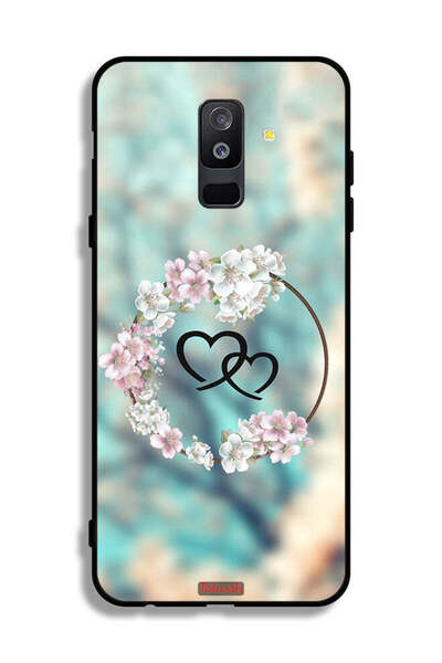 Tolwak غطاء حماية سامسونج جالكسي A6 بلس (2018) غطاء حماية قلوب في فن الحلقة