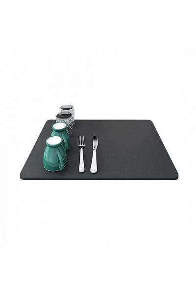 OEM Anti-Slip Absorbent Mat with Quick Drying, 30x40 cm, Black