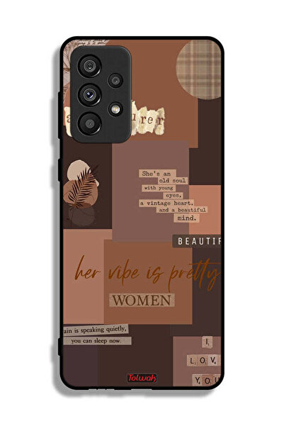 Tolwak Samsung Galaxy A73 5G Protective Case Cover Adventurer Women