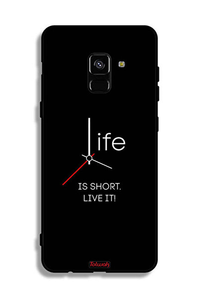 Tolwak غطاء حماية لهاتف Samsung Galaxy A8 Plus (2018) - الحياة قصيرة