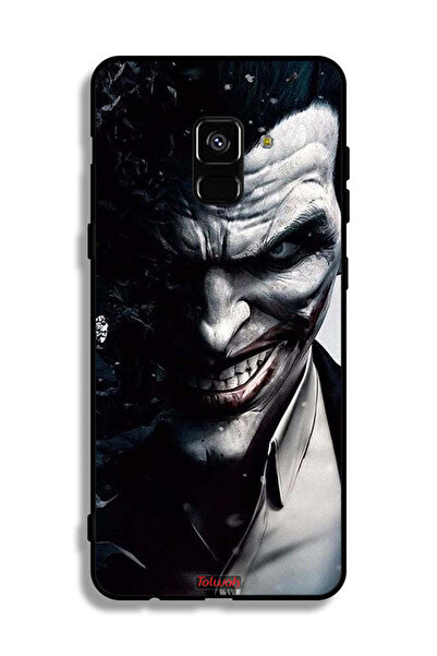 Tolwak غطاء حماية لهاتف Samsung Galaxy A8 Plus (2018) بتصميم نصف وجه الجوكر