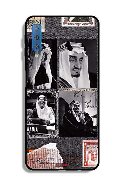 Tolwak غطاء حماية لهاتف سامسونج جالاكسي A7 (2018) ملصق الملك فيصل العتيق