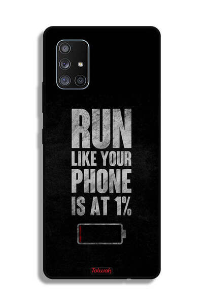 Tolwak غطاء حماية لهاتف Samsung Galaxy A71 5G، اركض كما لو كان هاتفك يعمل بنس...
