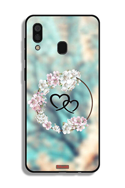 Tolwak غطاء حماية لهاتف سامسونج جالكسي A20 برسومات قلوب في خاتم