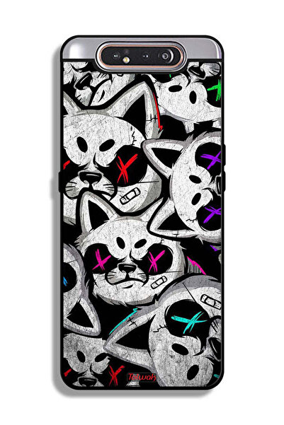 Tolwak غطاء حماية لهاتف سامسونج جالكسي A80 - قطط مارشميلو