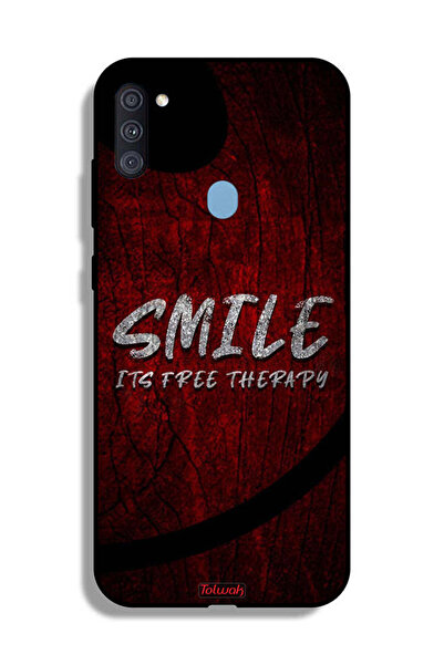 Tolwak Samsung Galaxy A11 Protective Case Cover Smile Its Free Therapy