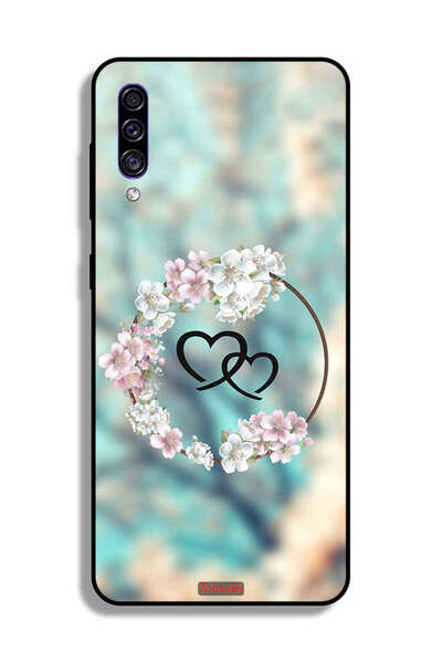 Tolwak غطاء حماية لهاتف سامسونج جالكسي A50s برسومات قلوب ورسومات خواتم