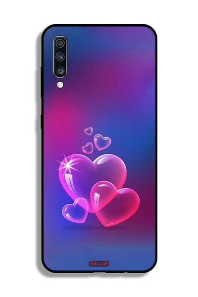 Tolwak غطاء حماية لهاتف سامسونج جالكسي A70 بنقشة قلوب الماء