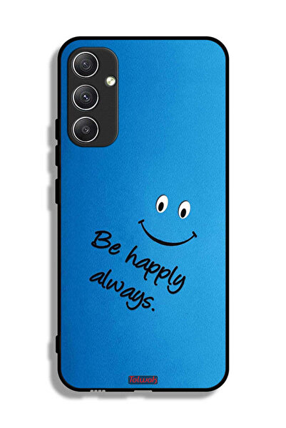 Tolwak غطاء حماية لهاتف سامسونج جالكسي A34 5G كن سعيدًا دائمًا