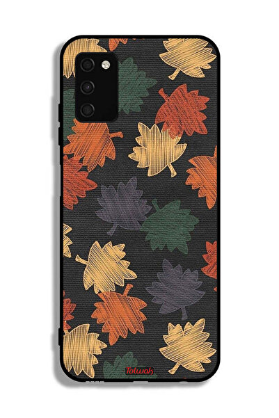 Tolwak غطاء حماية لهاتف سامسونج جالكسي A02s برسومات أوراق الخريف