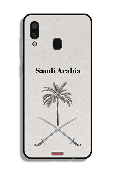 Tolwak غطاء حماية لهاتف سامسونج جالكسي A30 - لوحة فنية لعلامة المملكة العربية...
