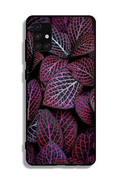 Tolwak غطاء حماية لهاتف سامسونج جالاكسي A71 4G بنقشة أوراق سالجا