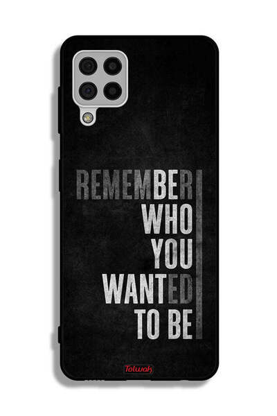 Tolwak غطاء حماية لهاتف سامسونج جالكسي A22 4G تذكر من أردت أن تكون