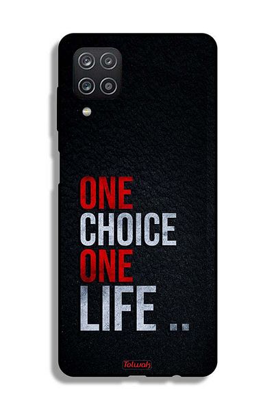 Tolwak غطاء حماية لهاتف Samsung Galaxy A12 One Choice One Life