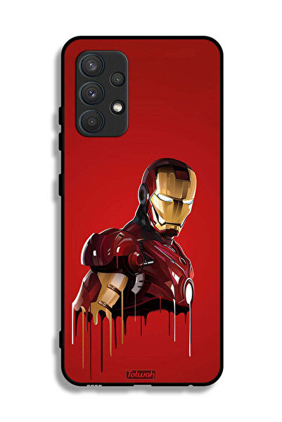 Tolwak غطاء حماية لهاتف سامسونج جالاكسي A32 4G برسومات الرجل الحديدي