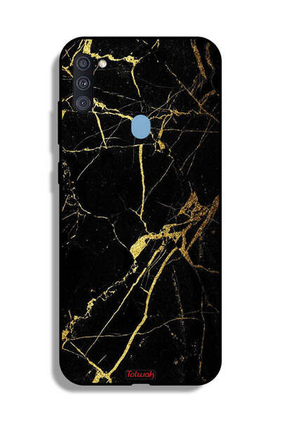 Tolwak غطاء حماية لهاتف سامسونج جالكسي A11 - رخامي متصدع