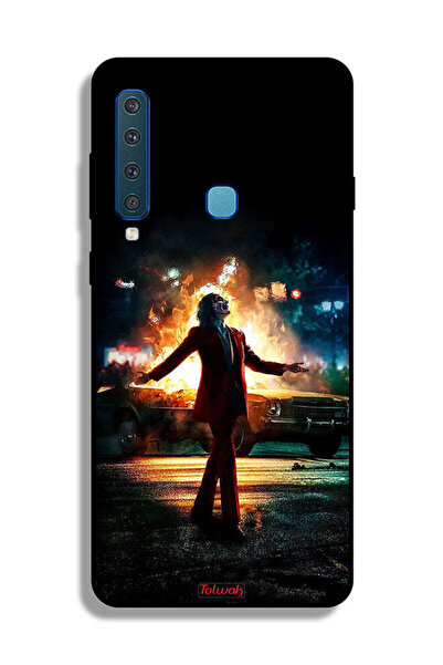 Tolwak غطاء حماية لهاتف Samsung Galaxy A9 (2018) بتصميم Joker Happy Mode