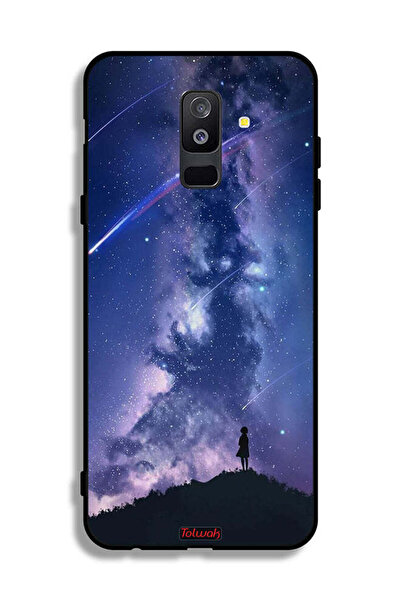 Tolwak Samsung Galaxy A6 Plus (2018) Protective Case Cover Moving Stars
