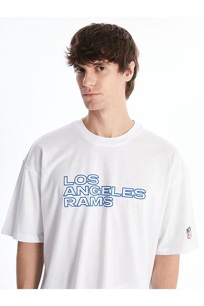 LC Waikiki White Dry-Tech Crew Neck Short Sleeve Men's Sports T-Shirt