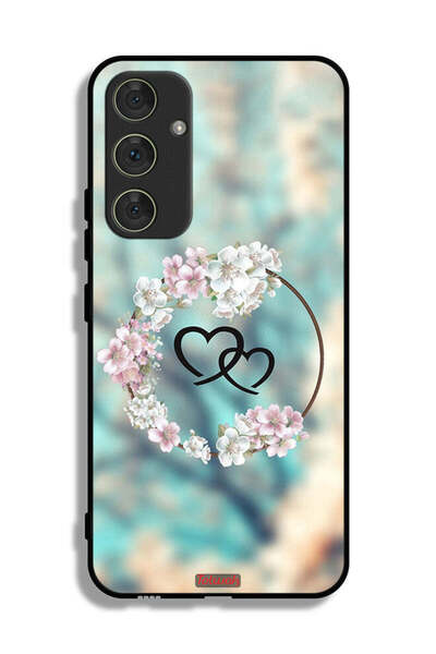 Tolwak غطاء حماية لهاتف سامسونج جالاكسي A54 5G برسومات قلوب ورسومات حلقات