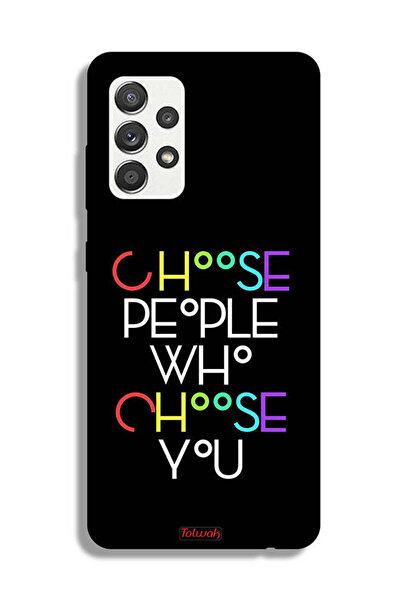 Tolwak Samsung Galaxy M32 5G Protective Case Cover Choose People Who Choose You
