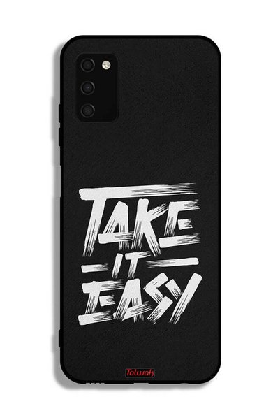 Tolwak Samsung Galaxy A03s Protective Case Cover Take It Easy