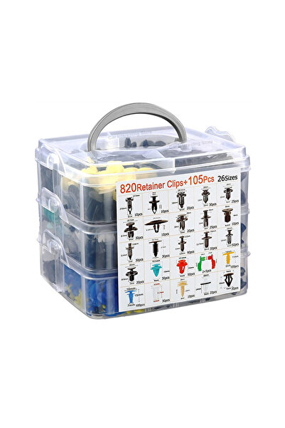 Choice مجموعة مشابك تثبيت السيارات من 820 قطعة إلى 925 قطعة إلى 100 قطعة، مشا...