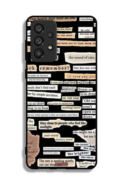 Tolwak Samsung Galaxy A73 5G Protective Case Cover Quotes Stickers