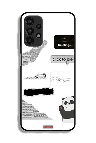 Tolwak Samsung Galaxy A13 4G Protective Case Cover Panda Sticker